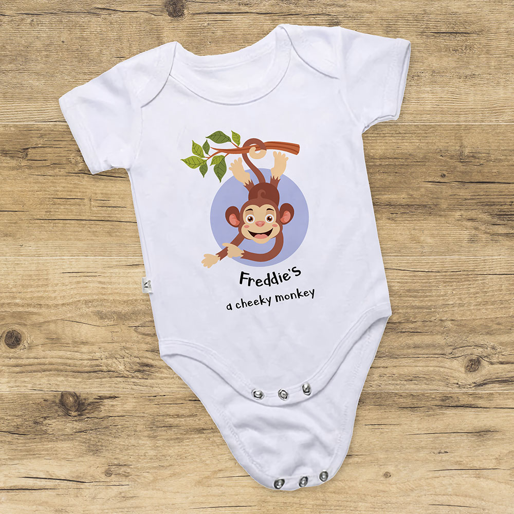 Personalised baby hot sale vest uk