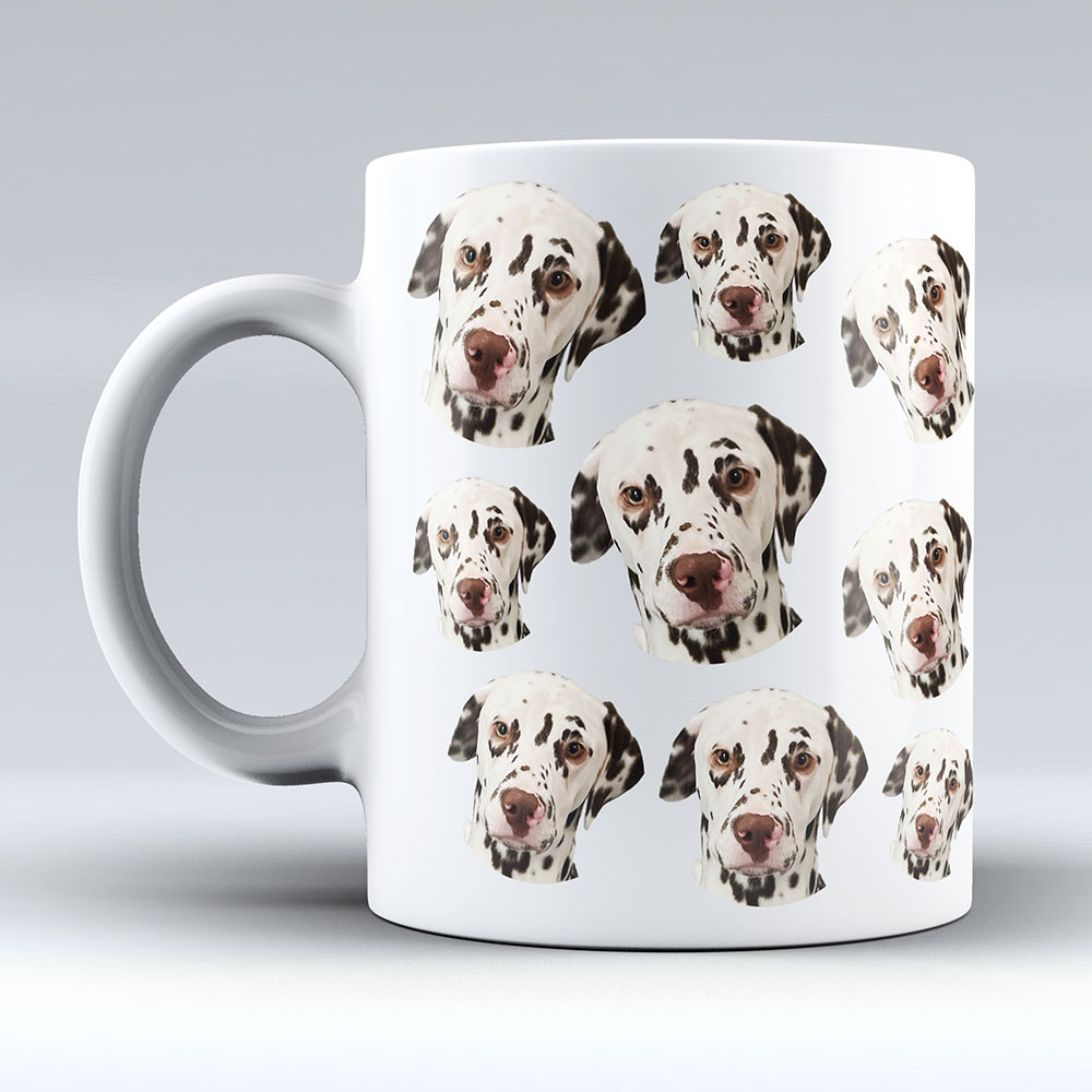 Pet Face Cut Out - Personalised Ceramic Mug