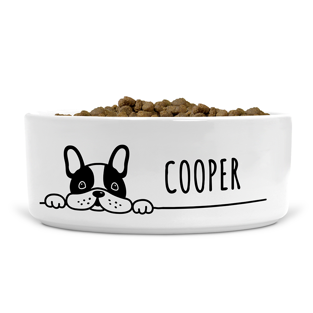 Cute dog shop food bowls